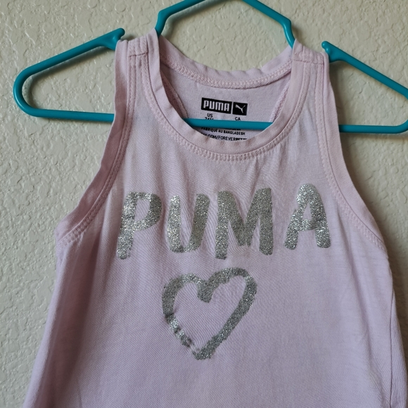 Puma Girls Pink Tank Top Size 24 Months - Picture 2 of 8